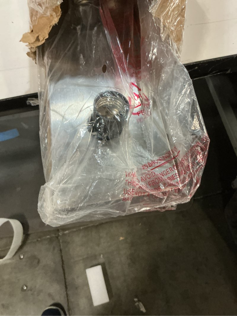 Condition photo showing As Is for DYSMIO Lighting Eight Light Vanity Strip - Hollywood Style Mirror Fixture with Brushed Nickel Plates – Salon-Grade Accessories for Bedroom, Bathroom, Dressing Room, Makeup Studio - 48" 8 Light 2 Pack