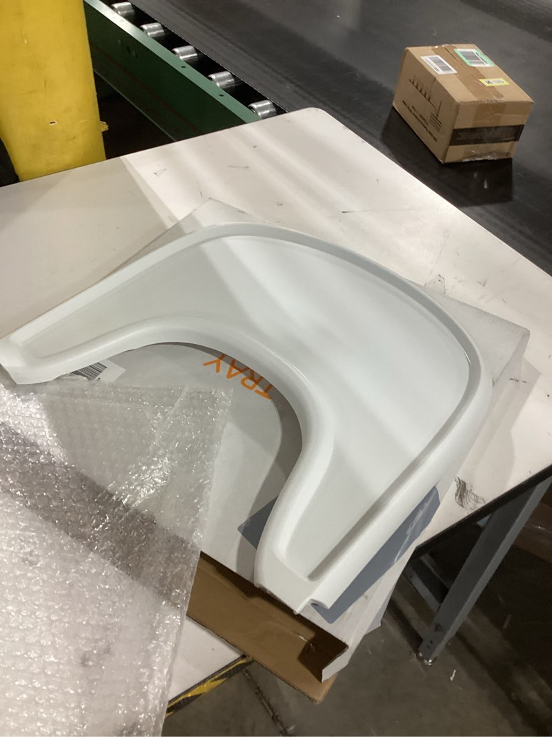 Condition photo showing As Is for for Stokke Tripp Trapp Tray,White-Smooth Surface Powerful Suction,Easy to Clean,Compatible with Stokke Tripp Trapp Chair(V2 and Beyond),Made with BPA-Free Plastic