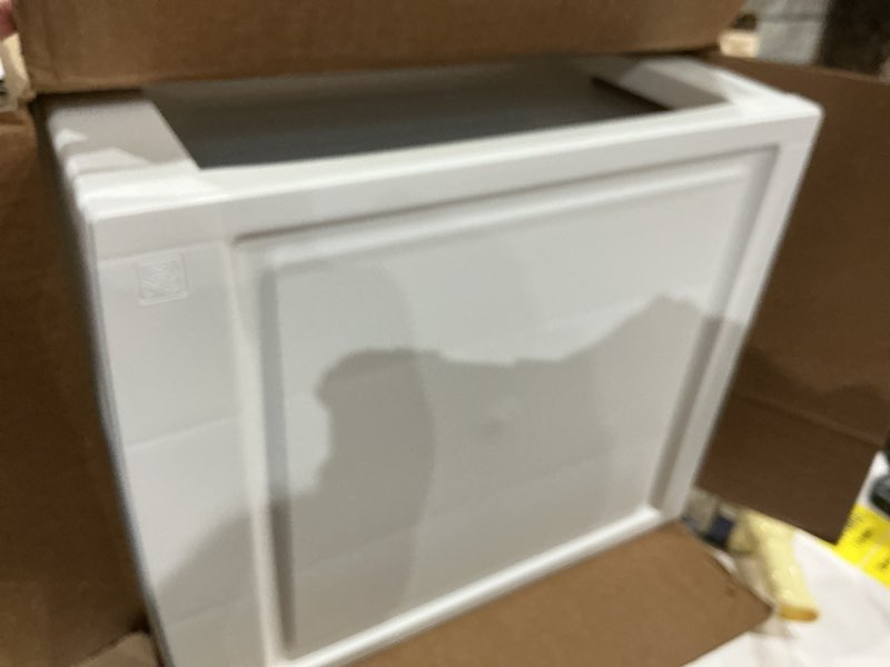 Condition photo showing Good Condition for IRIS USA 14.5 Qt. Plastic Drawer Storage Organizer Stacking Drawers, 3-Pack, Stackable Unit with Sliding Drawer for Clothes Bedroom Kitchen Under Sink Pantry Craft Room Bathroom Dorm Office, White 3 Pack 14 Qt.