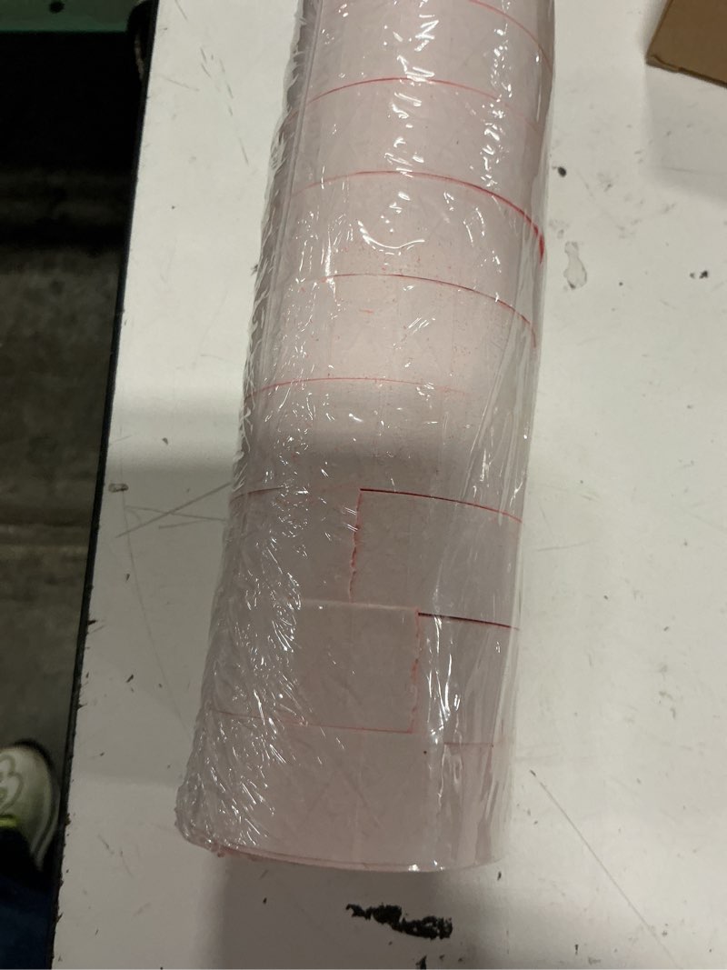 Condition photo showing New/Like New for 6.22, 7.22, 8.22, florescent label gun labels with security cut, 9 rolls totaling 11000 labels (2212 red)