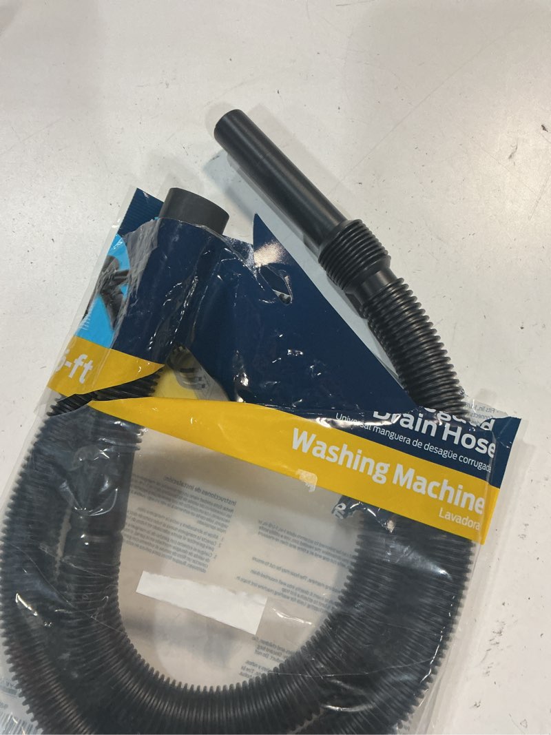 Condition photo showing Good Condition for eastman 6-ft 1, 1-1/8, or 1-3/8-in od inlet x 1-in compression outlet polypropylene washing machine drain hose
