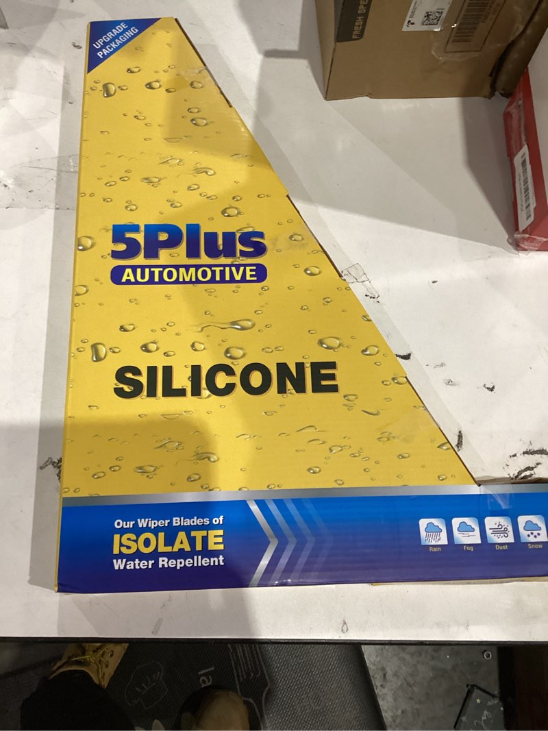 Condition photo showing New/Like New for 5 PLUS® Silicone Windshield Wipers Replacement for 2016-2020 Hyundai Tucson/ 2007-2012 Mazda CX-7 Wiper Blades(Set of 3), Windshield Wiper Blades For My Car-26"/16"/14" 26"+16"+14AP(HOOK)
