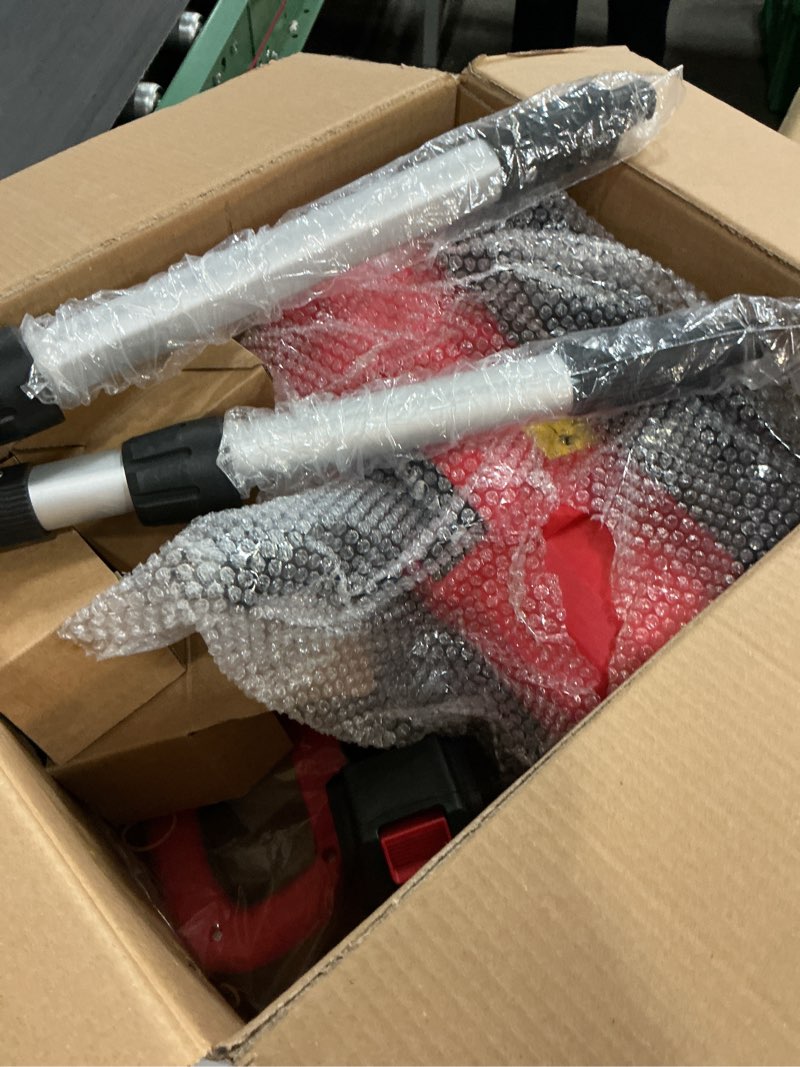 Condition photo showing Good Condition for Cordless Snow Shovel, 21V Electric Cordless Snow Blower with Battery and Charger, 19FT Throw Distance, Lightweight 9.9lb for Driveway, Steps, Patio, Sidewalk(Red)