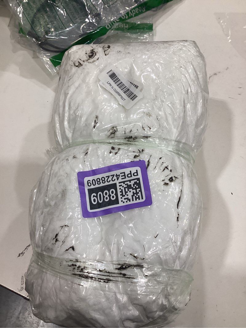 Condition photo showing New/Like New for 12 Pack Spin Mop Replacement Heads, 100% Microfiber Spin Mop Refill for Easy Wring Compatible with Triangle Spin Mop, 360 Degree Spinning Mop Replace Head for Floor Cleaning 12Pack