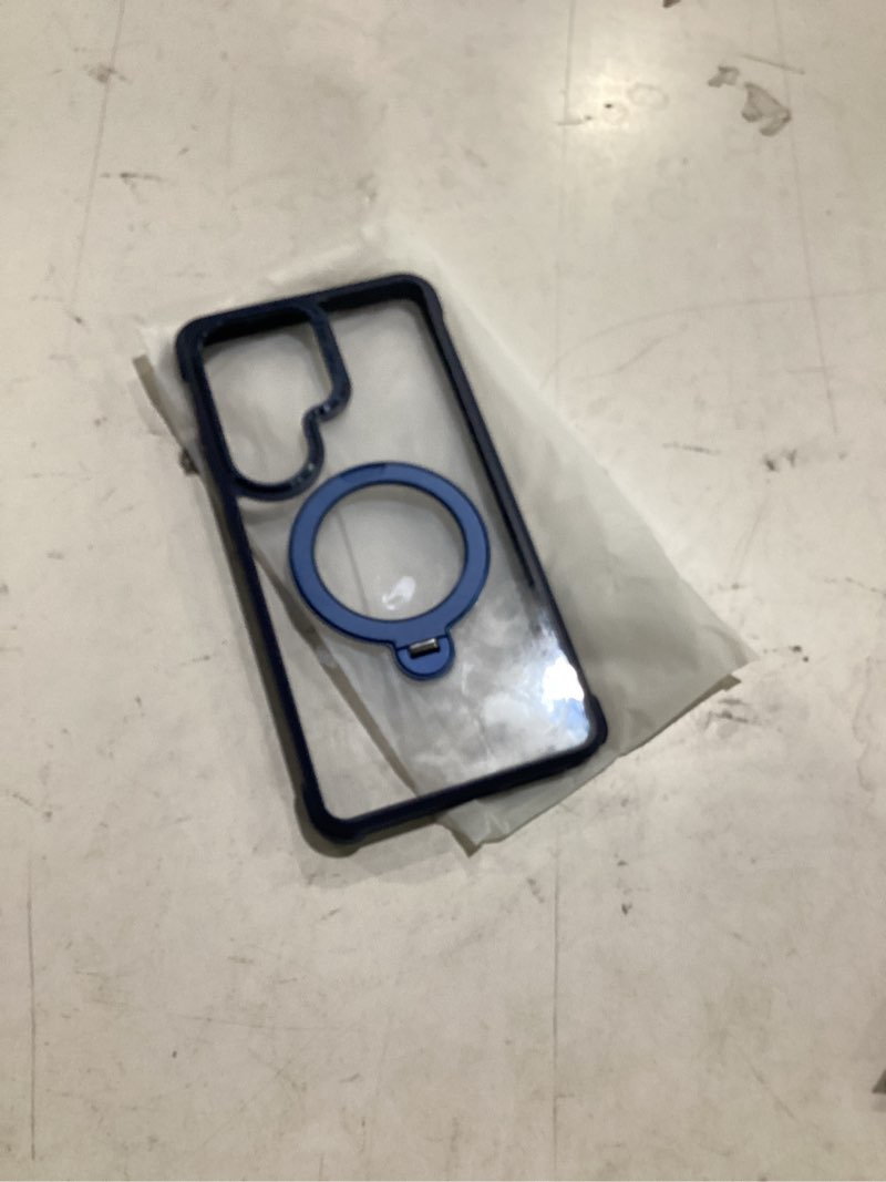 Condition photo showing Good Condition for [360° rotatable invisible magnetic stand & fit for magsafe designed for samsung galaxy s26 ultra case with kickstand [mil-grade shockproof] clear hard back cover for galaxy s26 ultra, blue for galaxy s26 ultra blue