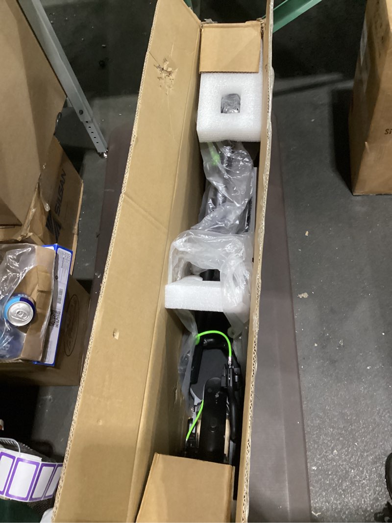 Condition photo showing As Is for Electric Scooter for Adults, Folding E Scooter with 350W/500W Motor 19Mph Top Speed 18 Miles Long Range, 8.5" Solid Tires Portable Commuting Motorized Kick Scooters Double Braking System - Green