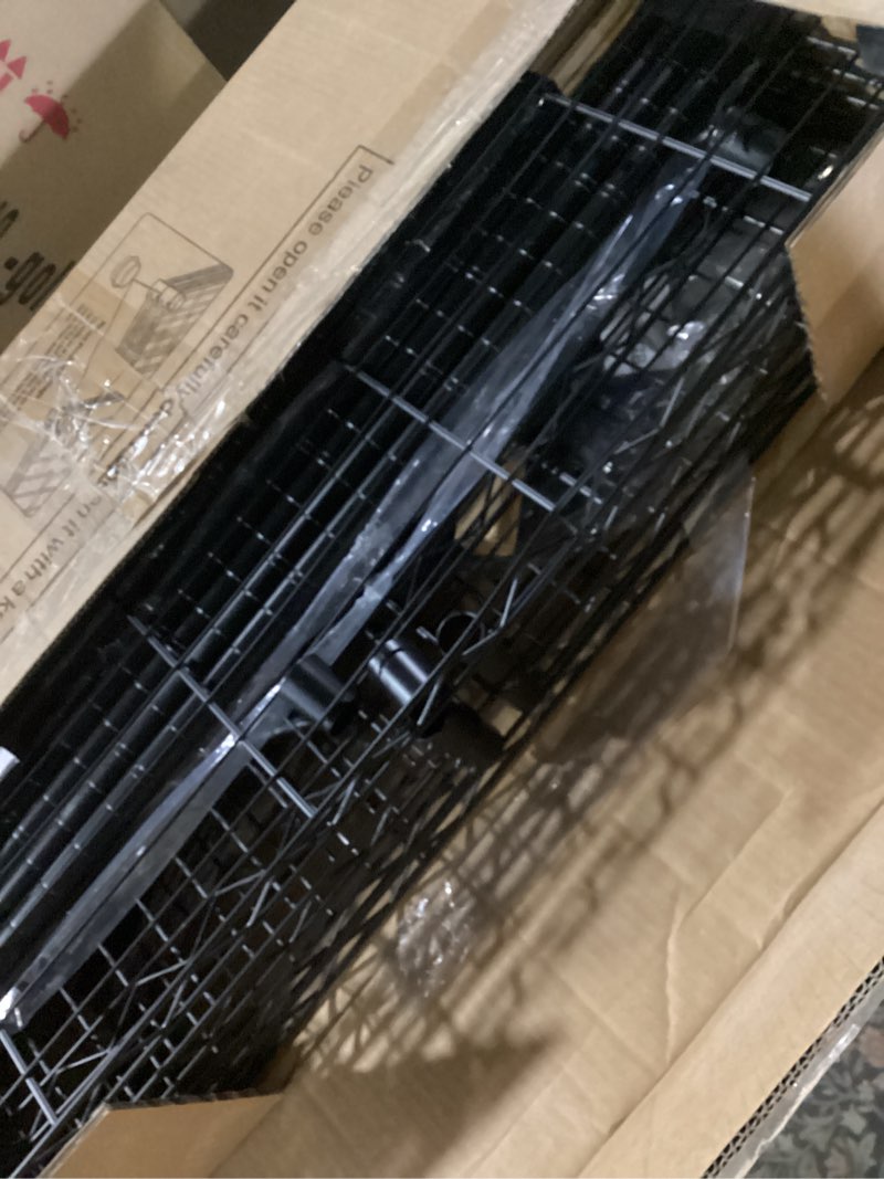 Condition photo showing Good Condition for ulif e10 clothes rack?with stretchable hanger rod?freestanding clothing racks for hanging clothes?adjustable closet organizer system?portable garment rack 73-97"w x 15" d x 72" h?max load 800lbs?black