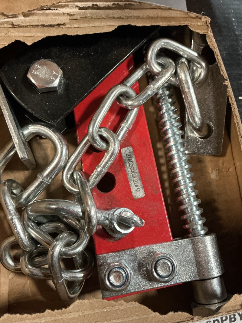 Condition photo showing As Is for BIG RED T32100 Torin Engine Hoist Shop Crane Accessory: Steel 3 Position Engine Leveler with Adjustable Handle, 3/4 Ton (1,500 lb) Capacity, Red