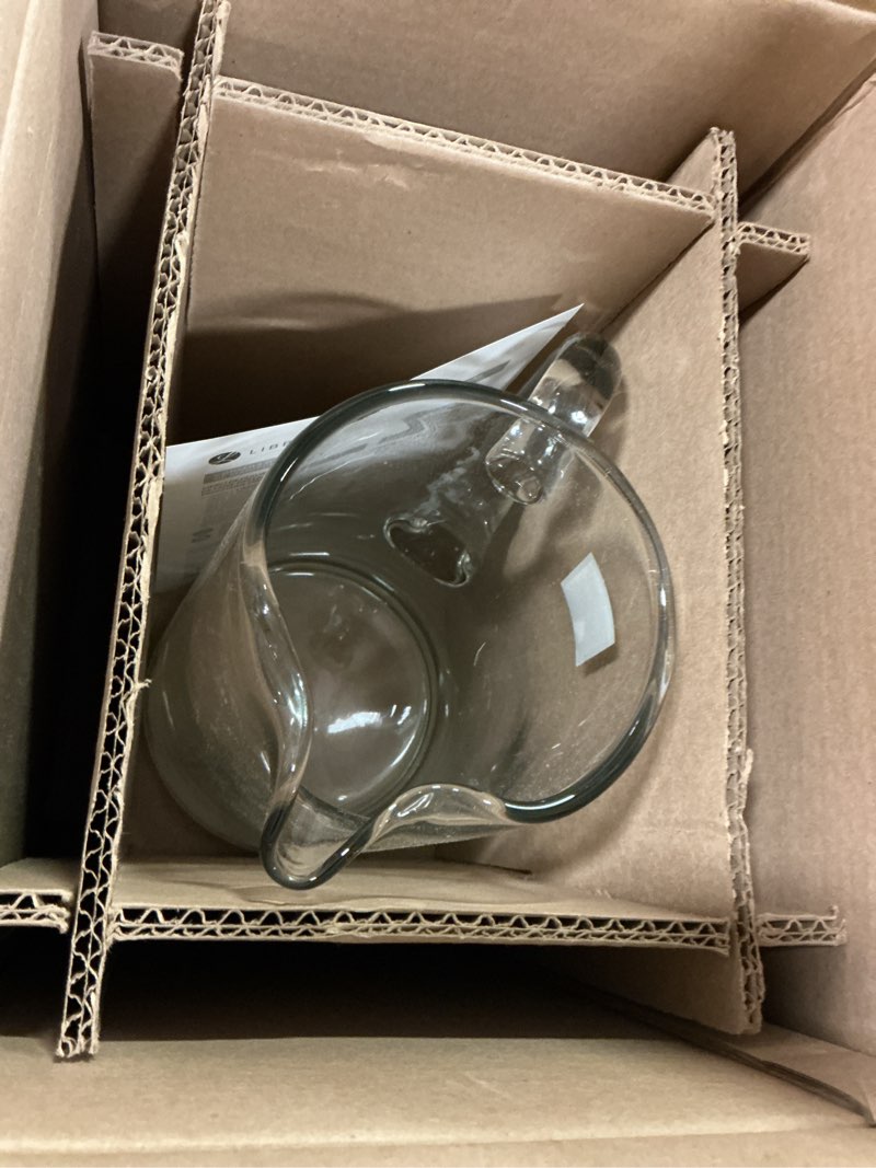 Condition photo showing Good Condition for Libbey Cantina Glass Pitcher in Gift Box, 79.3 oz, Clear