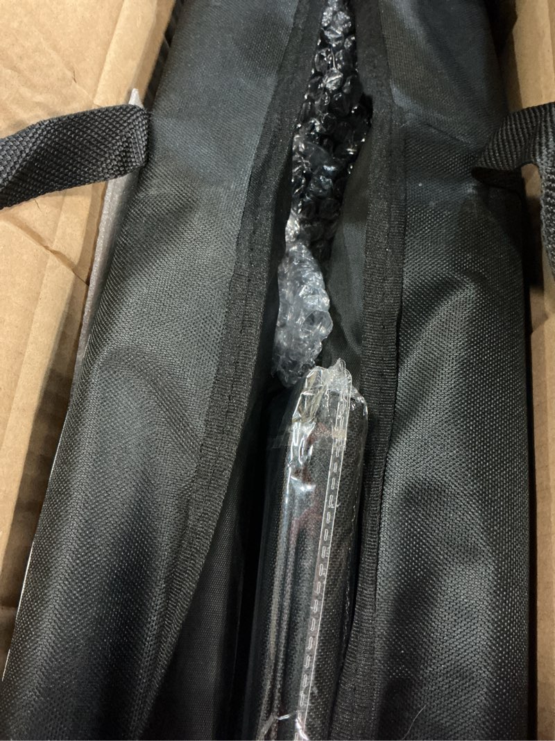 Condition photo showing Good Condition for photo video studio 10x7ft (wxh) adjustable background stand backdrop support system kit with carry bag black