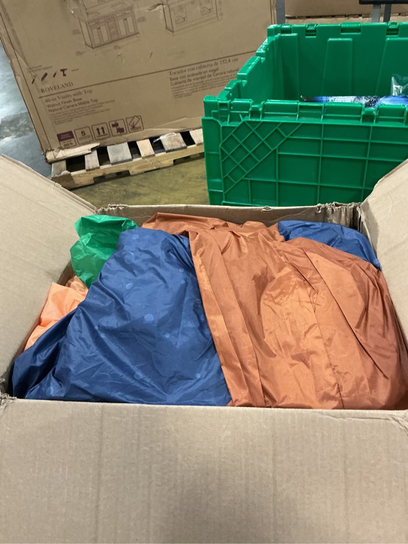 Condition photo showing Good Condition for Oileus X-Large 4 Person Beach Tent Sun Shelter - Portable Sun Shade Instant Tent for Beach with Carrying Bag, Stakes, 6 Sand Pockets, Anti UV for Fishing Hiking Camping, Waterproof Windproof, Orange