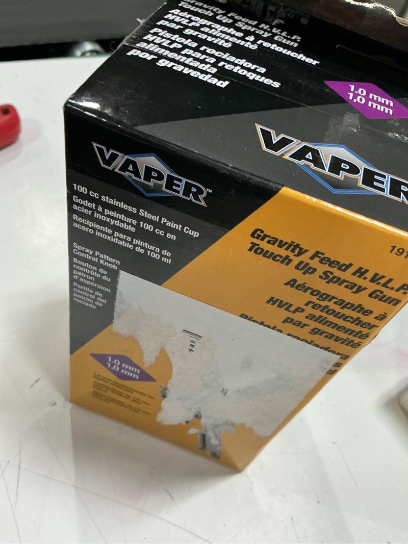 Condition photo showing Good Condition for vaper 19110 hvlp 1-millimeter touch-up spray gun 1-piece 1.0mm touch up hvlp