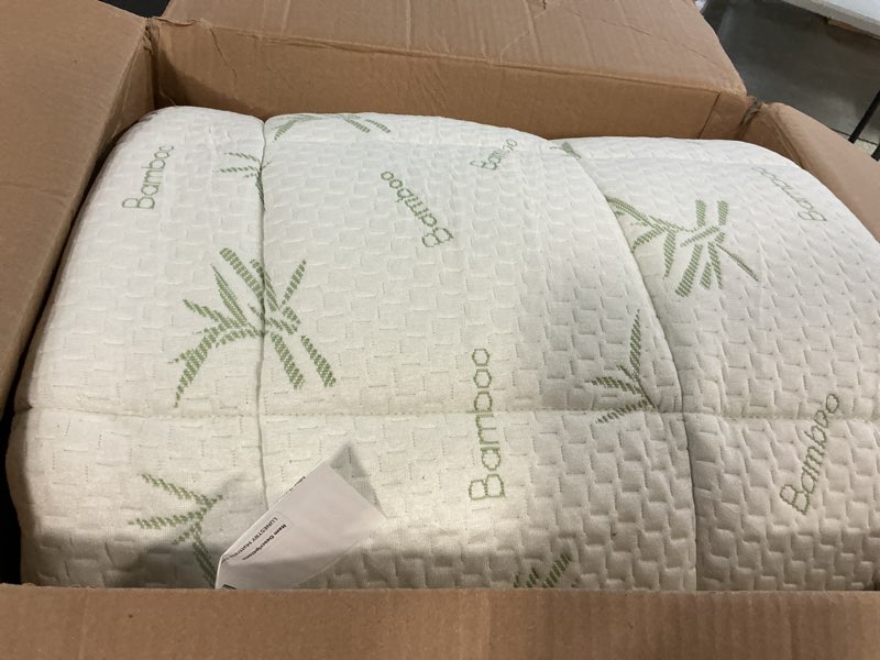 Condition photo showing Good Condition for mattress topper, plush pillow top matress pad for back pain relief,oeko-tex certified (84\\\"x74\\\")