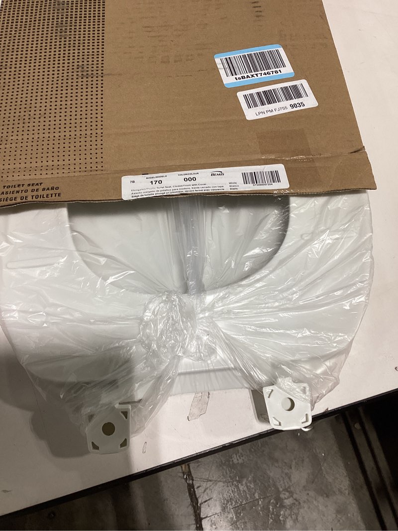 Condition photo showing Good Condition for bemis 170 000 toilet seat, elongated, plastic, white
