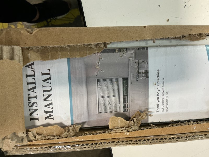 Condition photo showing New/Like New for changshade cordless cellular shades, blackout honeycomb shades for windows, pull down pleated blinds, easy to install for indoor windows and french doors,29" w x 64" h, white blackout white 29"w x 64"h
