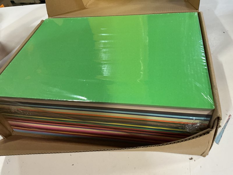 Condition photo showing New/Like New for 300 sheets colored cardstock bulk, 30 assorted a4 card stock paper 250gsm colorful card stock, 8.3 x 11.7 thick double sided printed cardstock for diy art craft scrapbooking making school party 8.3in x 11.7in-300 sheets 30 colors - assorted