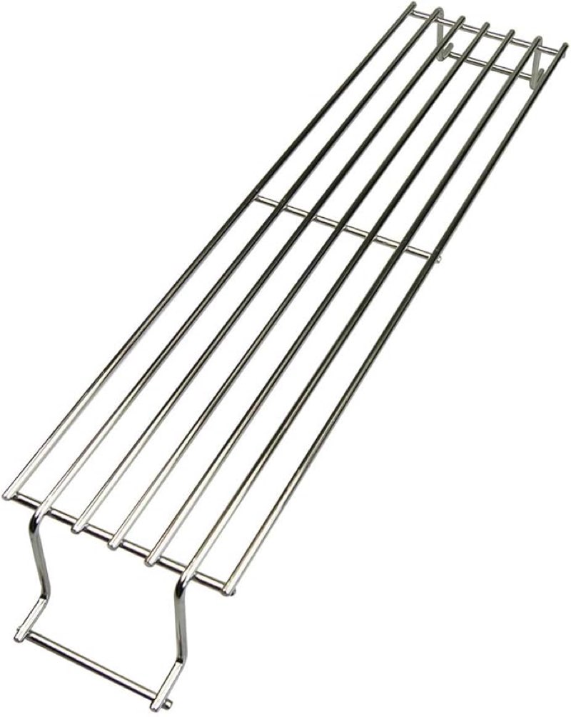 Stainless Steel Warming Rack Suitable for Weber Spirit 200 Year of Manufacture from 2013 with Control Panel Front Grill Club)
