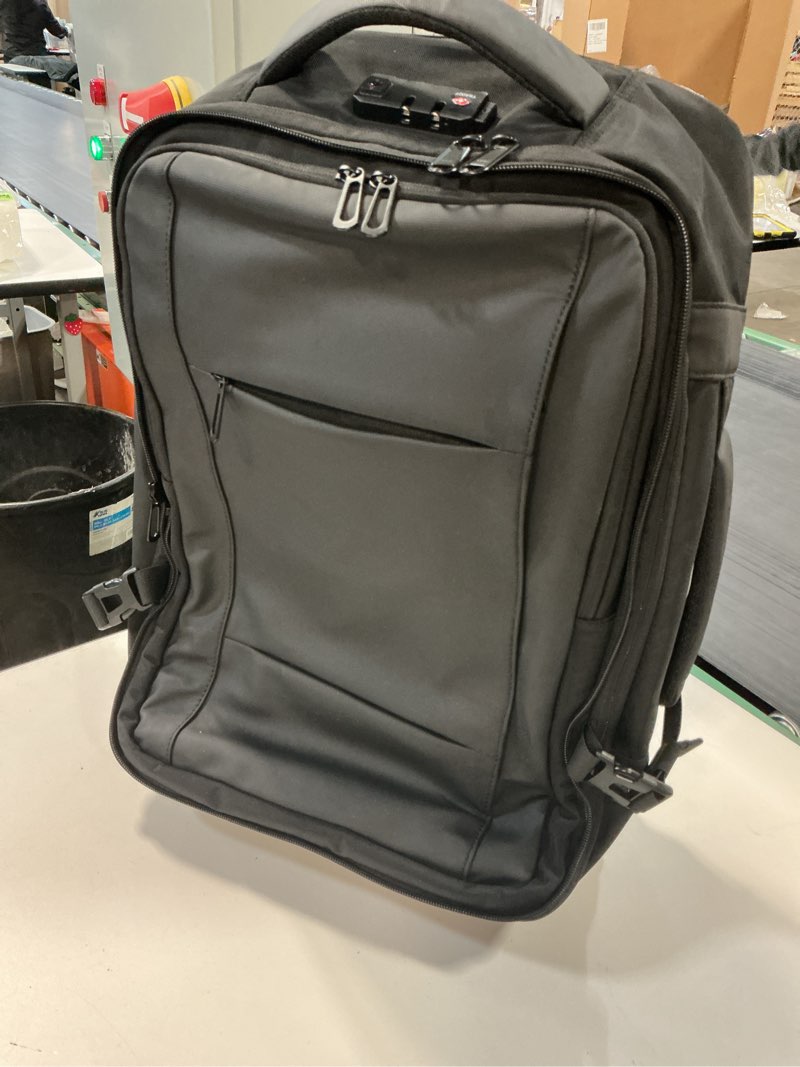 Condition photo showing As Is for BANGE 45L Carry On Backpack, Weekender Travel Backpacks, 17.3 inch Laptop Back Pack Business Expandable Bag for Men and Women