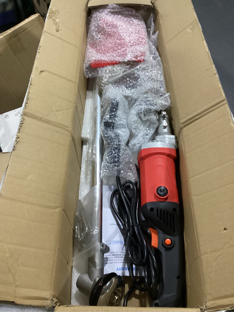 Condition photo showing Good Condition for yuchengtech concrete grinder & rust removal machine 6-speed adjustable for rust and coating removal, concrete and cement grinding suitable for home use, overall length 55"