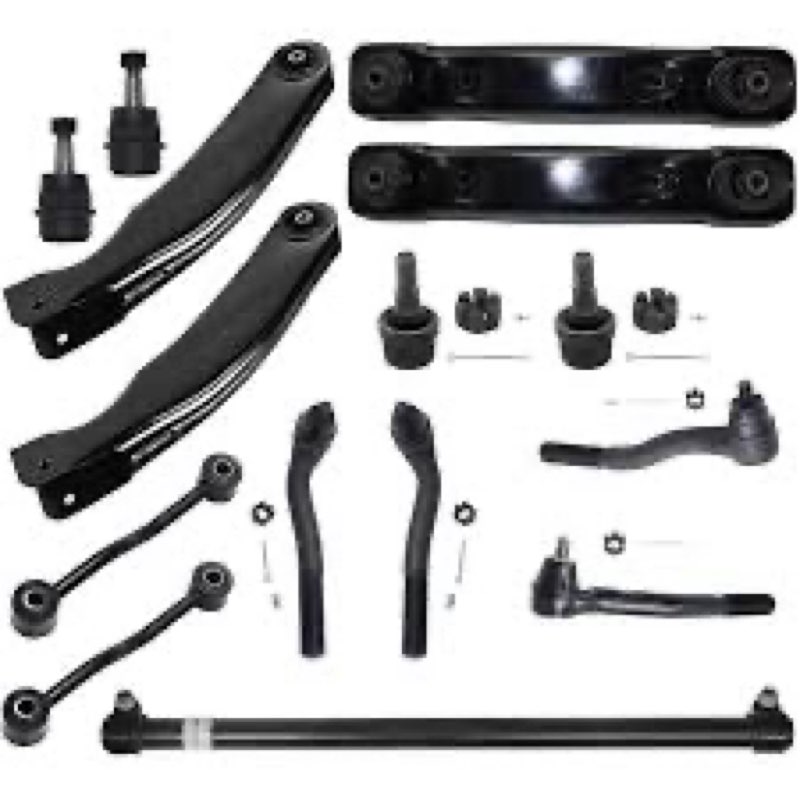 Rear Upper and Lower Control Arms Assembly Suspension Kits Replacement for 1999-2004 Jeep Grand Cherokee (15pc)