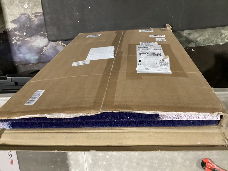 Condition photo showing Good Condition for Gertmenian Peanuts Snoopy Coir Doormat - 2x3 Welcome Mat (2-Pack), Ideal for High Traffic Areas in Front Door, Garage, Entryway - Snowflake/Dog House Lights, 80004 Snoopy Snowflakes/Dog House Lights