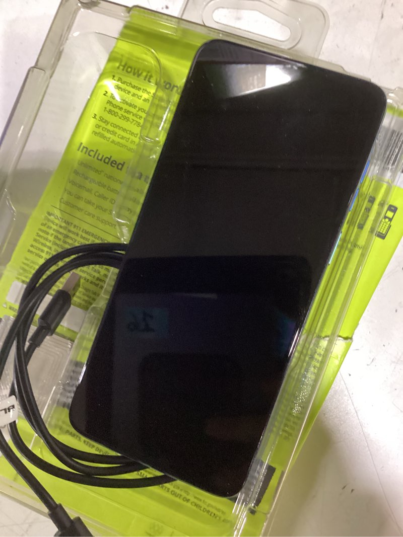 Condition photo showing As Is for motorola moto g play | 2024 | unlocked | made for us 4/64gb | 50mp camera | sapphire blue moto g play sapphire blue 64gb