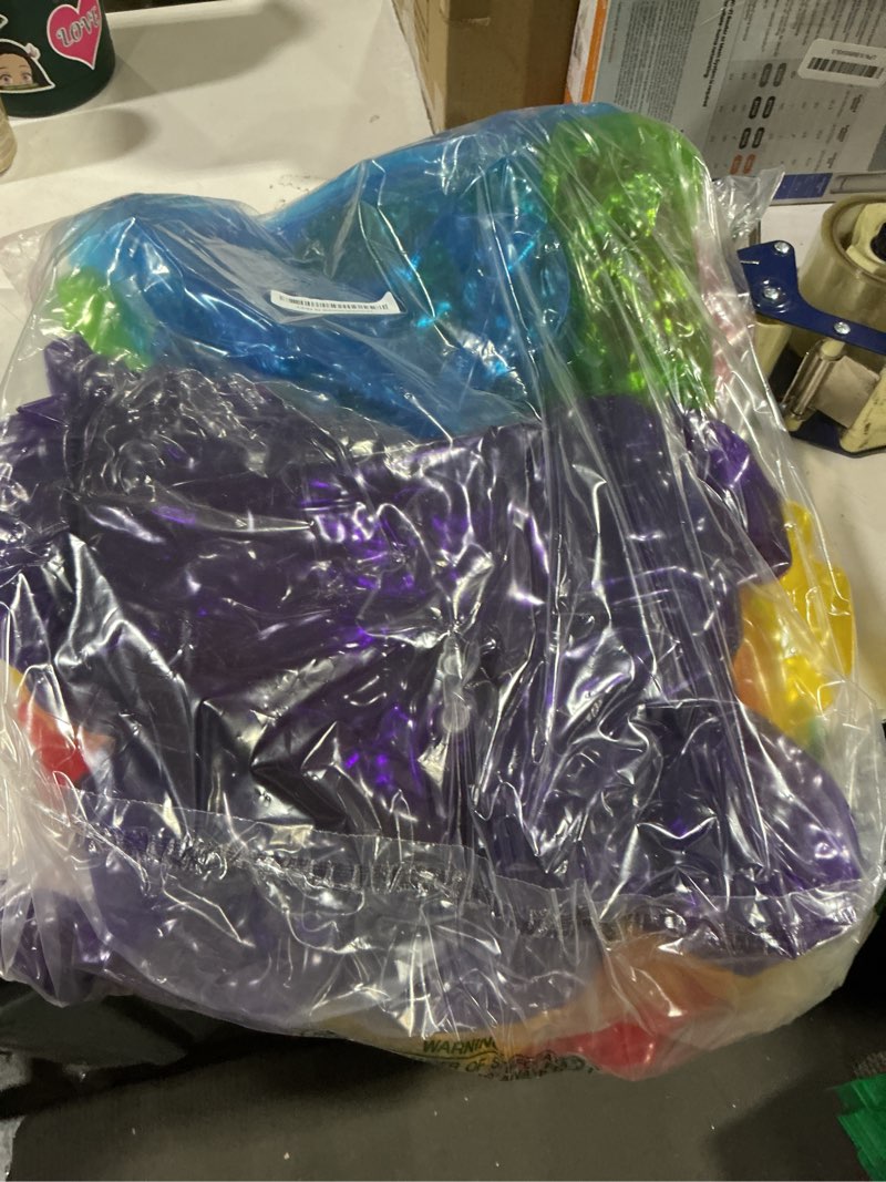 Condition photo showing As Is for 4E's Novelty Inflatable Gummy Bears Huge 24" - Great for Party Decorations, Unique Blow Up Pool Toys for Kids, Candyland Themed Birthday Party Decorations Supplies - Pack of 6