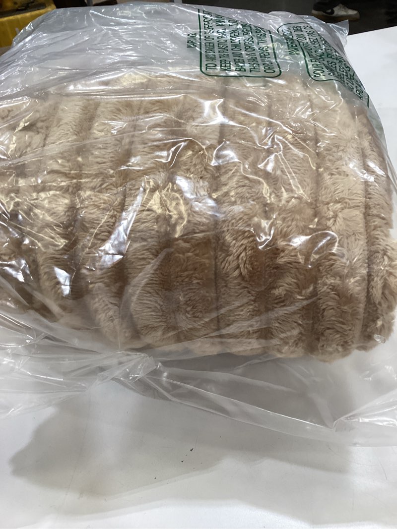 Condition photo showing As Is for hyha Couch Covers for Dogs Washable, Non Slip Plush Dog Sofa Protectors, Fuzzy Pet Couch Covers for 3 Cushion Sofa Pet Friendly (Camel, 27.6" x 59") Camel 27.6" x 59"