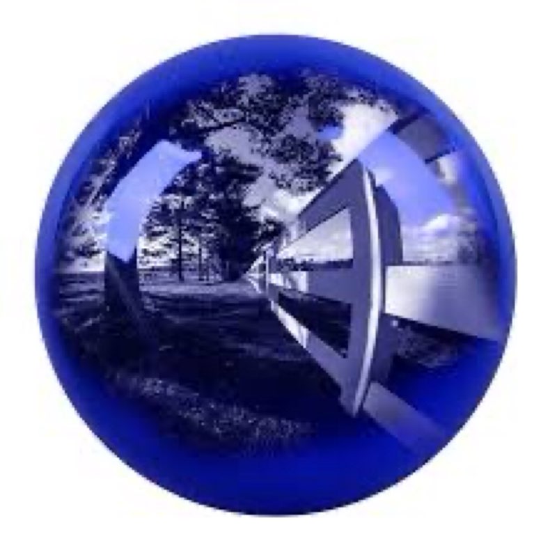8 inch stainless steel gazing ball, e-buying indigo blue mirror polished hollow seamless gazing glob