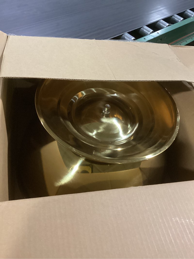 Condition photo showing Good Condition for stainless steel champagne bucket with scoop, 15.3" large capacity ice bucket with detachable base, mirror polished inside & out, heavy duty wine chiller bowel for 8 bottles, 1 pack,gold