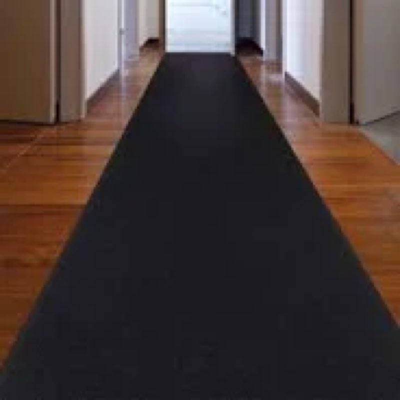 Ottomanson 2'7" x 23' Hallway Runner with Scraper Pile - Extra Durable Non-Slip Rug Mat for Indoor &