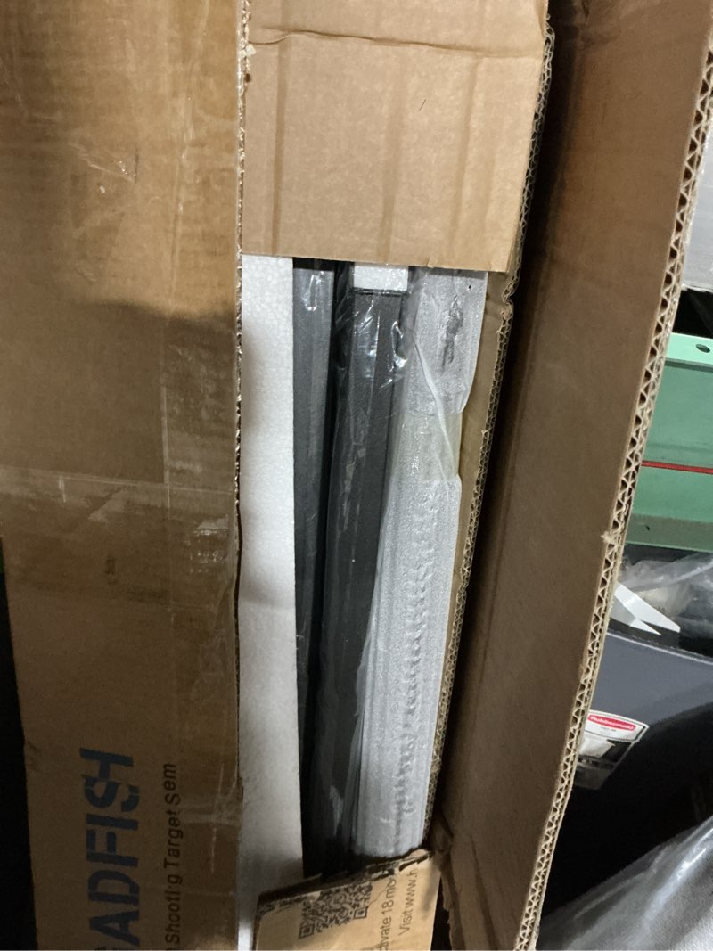Condition photo showing Good Condition for gadfish ar500 steel target stand system, 3/8 inch thick steel hostage targets with 2x4 stable stand base, complete shooting kit with 10psc targets paper for shooting outdoor