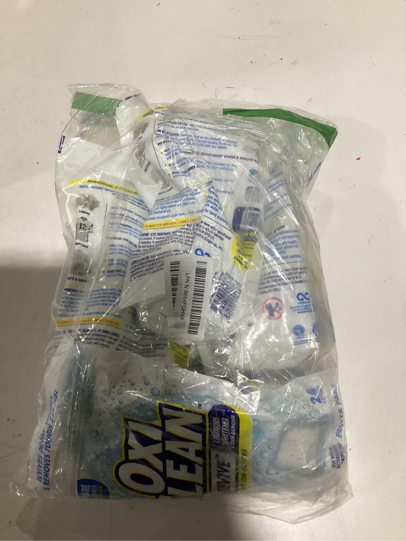 Condition photo showing New/Like New for OxiClean White Revive Laundry Whitener & Stain Remover, Safe on Colors, Power Pack, Use with Detergent, Chlorine Free, 24 Pods (Pack of 3)