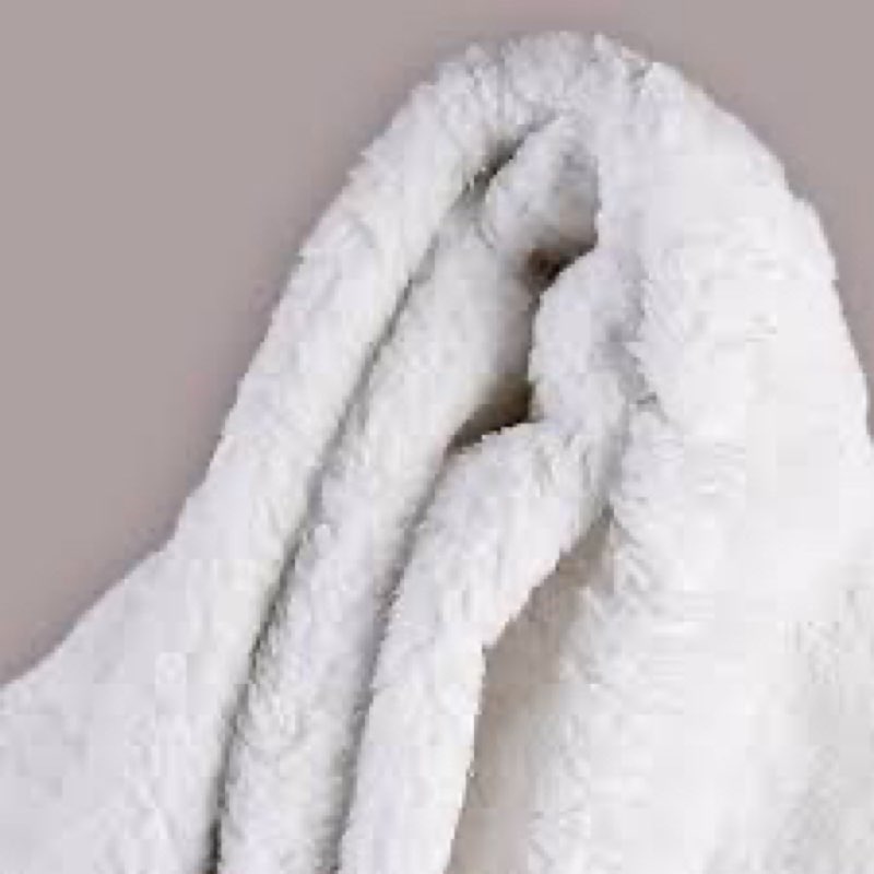 (Similar)White Faux Rabbit Fur Throw Blanket for Bed Living Room Thick Soft Throw Blanket Fluffy Bed Furry Best Housewarming Home Gifts 