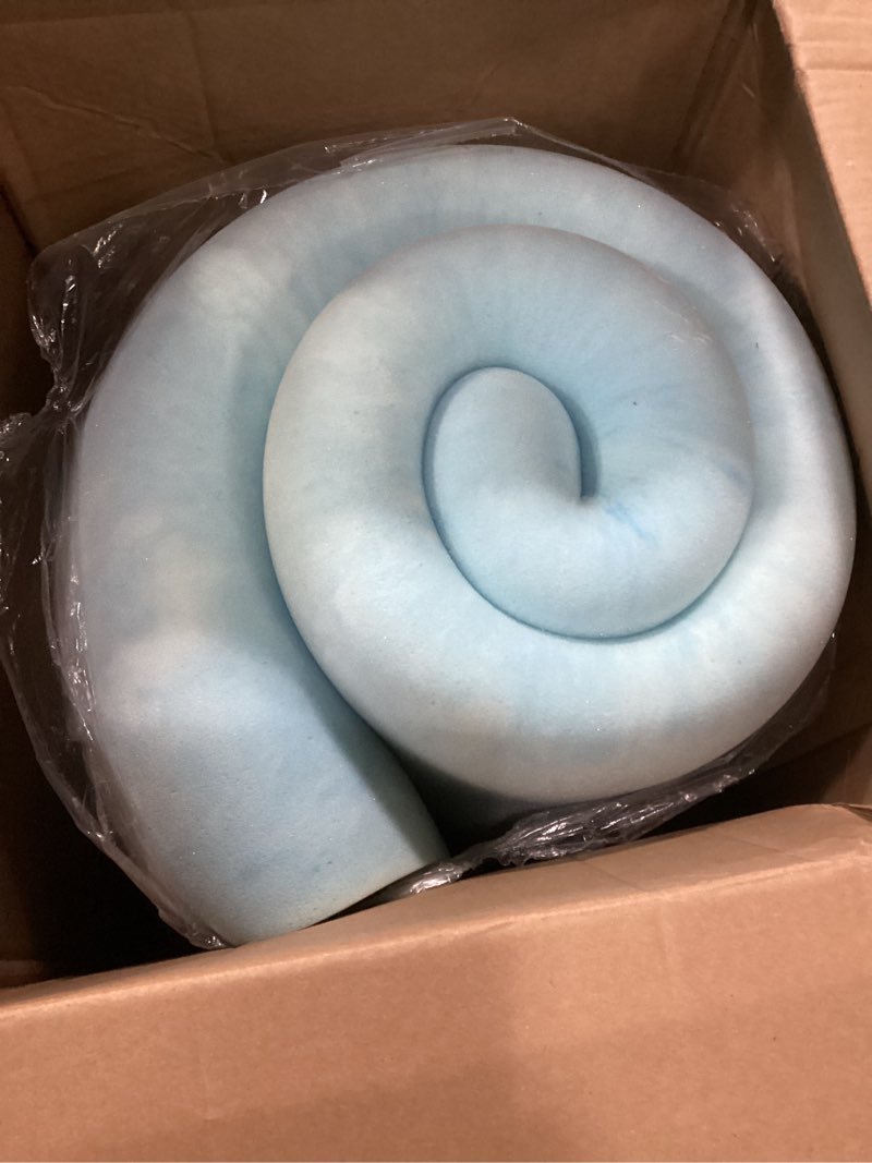 Condition photo showing As Is for sure2sleep gel swirl memory foam mattress topper - 3 inch, pressure relieving, cooling comfort - made in the usa & certipur-us certified - softens firm beds and extends mattress life - queen size queen 3 inch