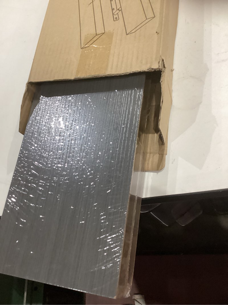 Condition photo showing Good Condition for BAYKA Floating Shelves Grey, 22.5 inches Rustic Wood Wall Mounted Shelves for Bathroom, Bedroom, Living Room, Kitchen, Hanging Shelf for Books/Storage/Decor (Gray,Set of 2) D. Grey - Industrial Edge Style 22.5inches