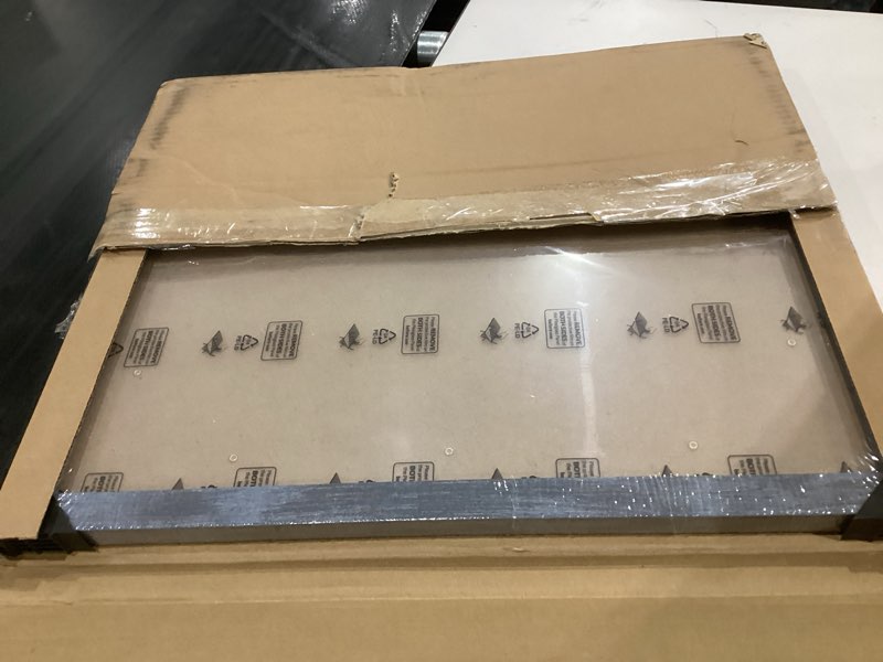 Condition photo showing New/Like New for 14x17 Frame Rustic Blue, 17x14 Picture Poster Frame, Horizontal Vertical Hanging, 14 by 17 Wall Gallery Family Concert Portrait Photo Frame Anniversary/Birthday/Wedding/Thank you/Christmas Gift Rustic blue 14x17in