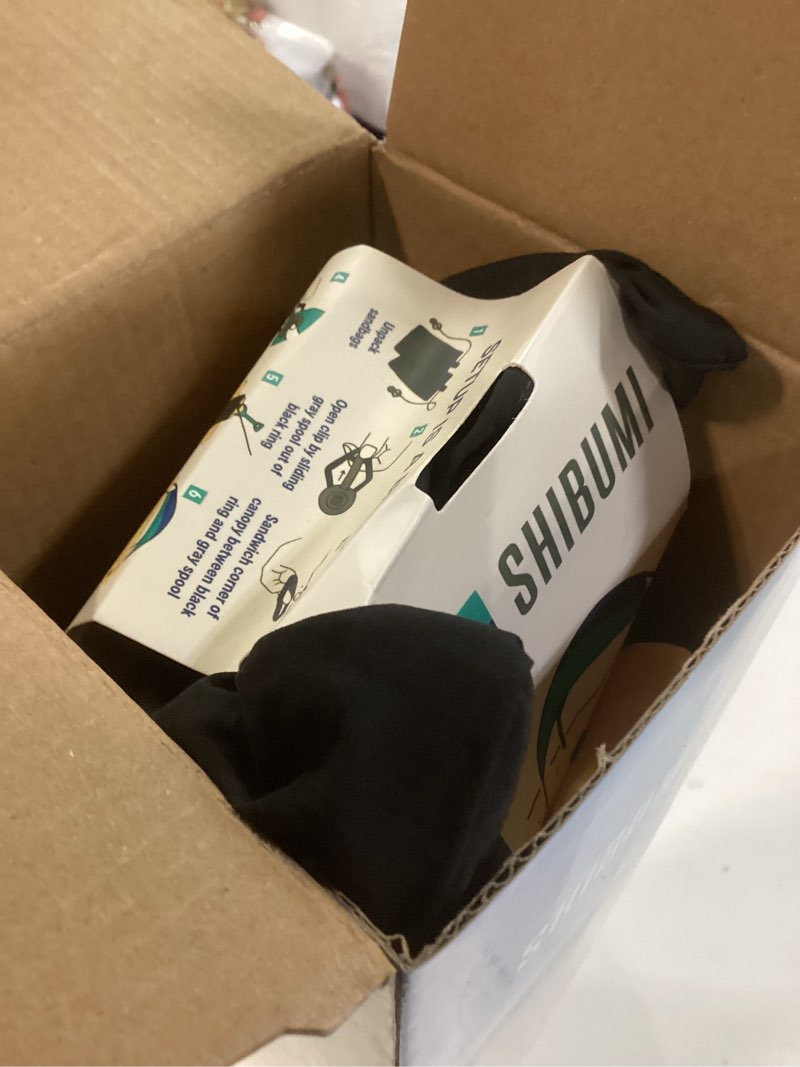 Condition photo showing Good Condition for shibumi shade mini 3.0 version | sunset edition | sets up in 3 mins | 150 sq. ft. of shade for up to 8 people | includes wind assist | upf 50+ sun protection sunset mini