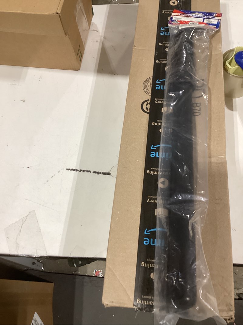 Condition photo showing Good Condition for SZCO Supplies 21-Inch Heavy-Duty Tire Thumper – Black Polypropylene Baton with Ribbed Handle and Wrist Lanyard – Truck Tire Pressure Checker, Glass Breaker, Self-Defense, and Utility Tool