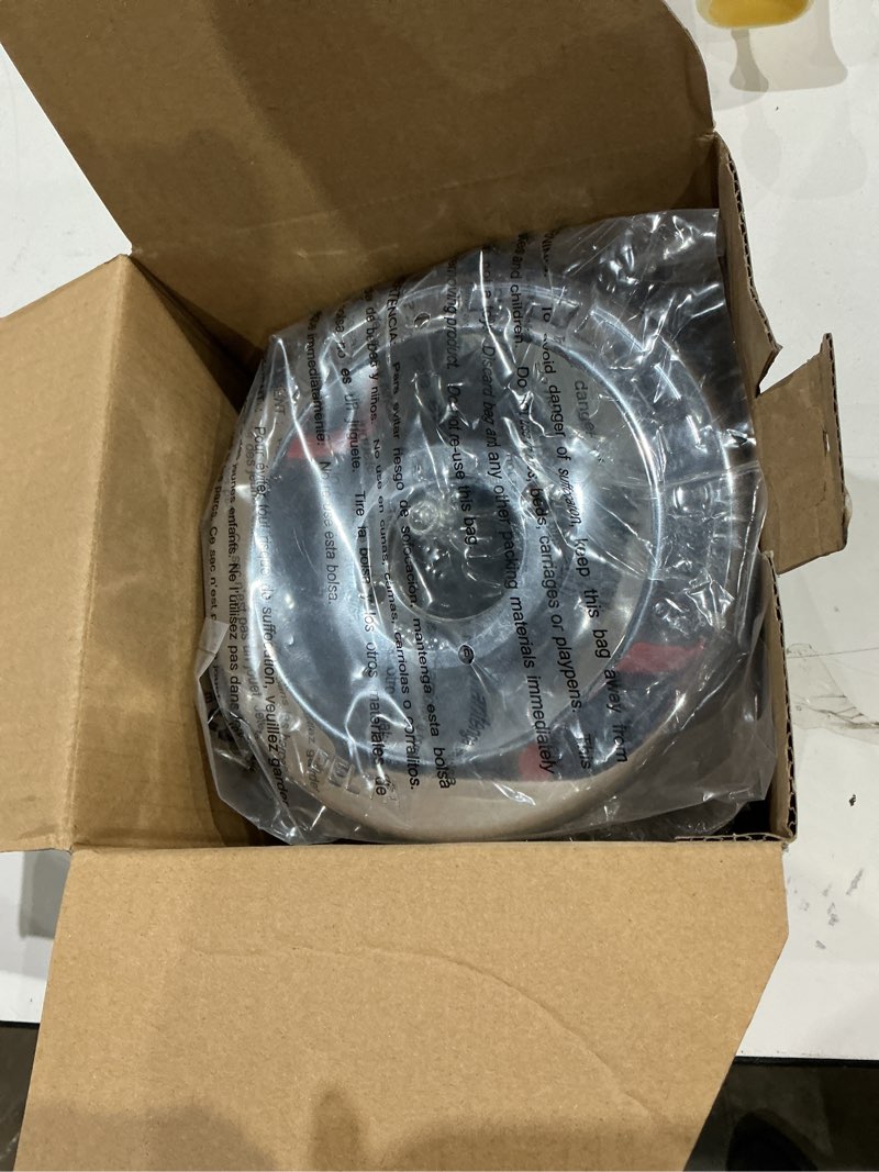 Condition photo showing As Is for delta foundations chrome 1-handle single function 2-in round bathtub and shower faucet valve included