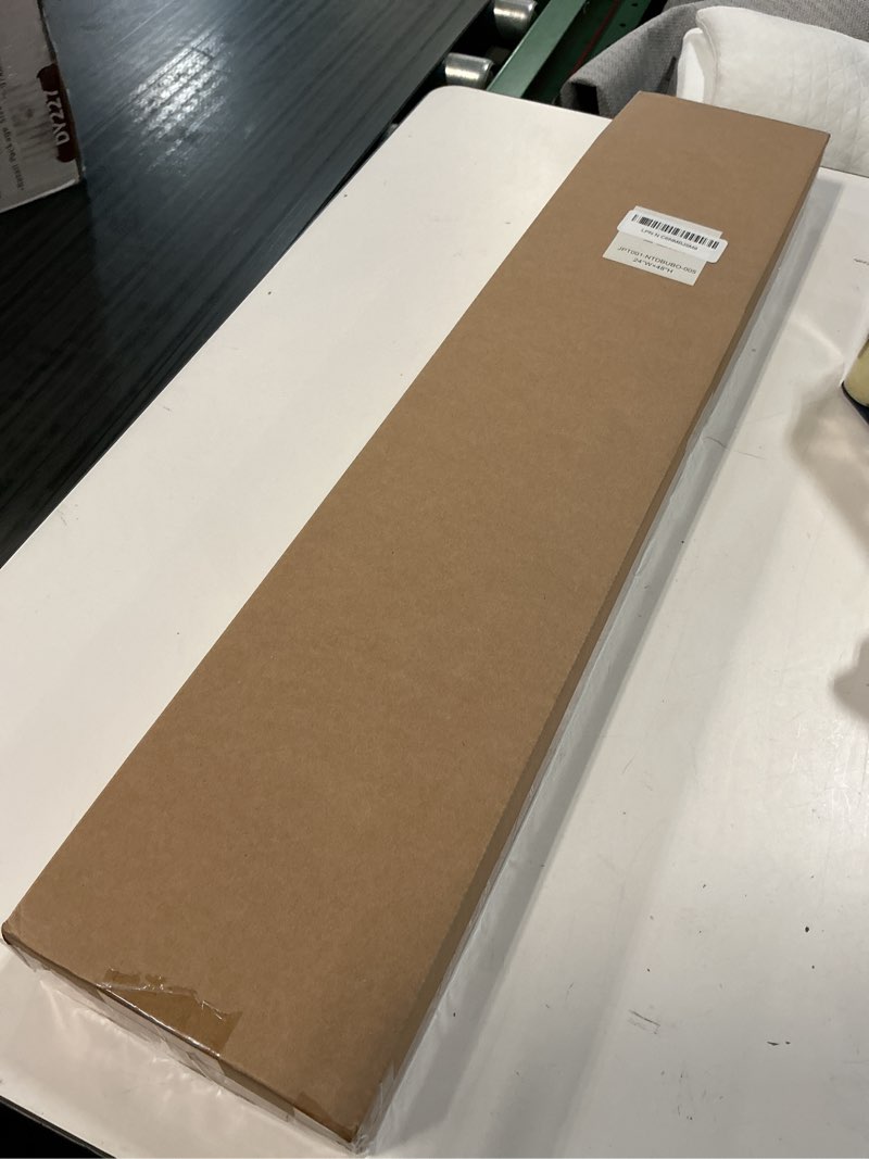Condition photo showing New/Like New for lazblinds no tools no drill cordless cellular shades, top down bottom up (tdbu) honeycomb shades for home, blackout light blocking thermal insulation blinds for windows, 24" w x 48" h, white blackout - white 24" w x 48" h