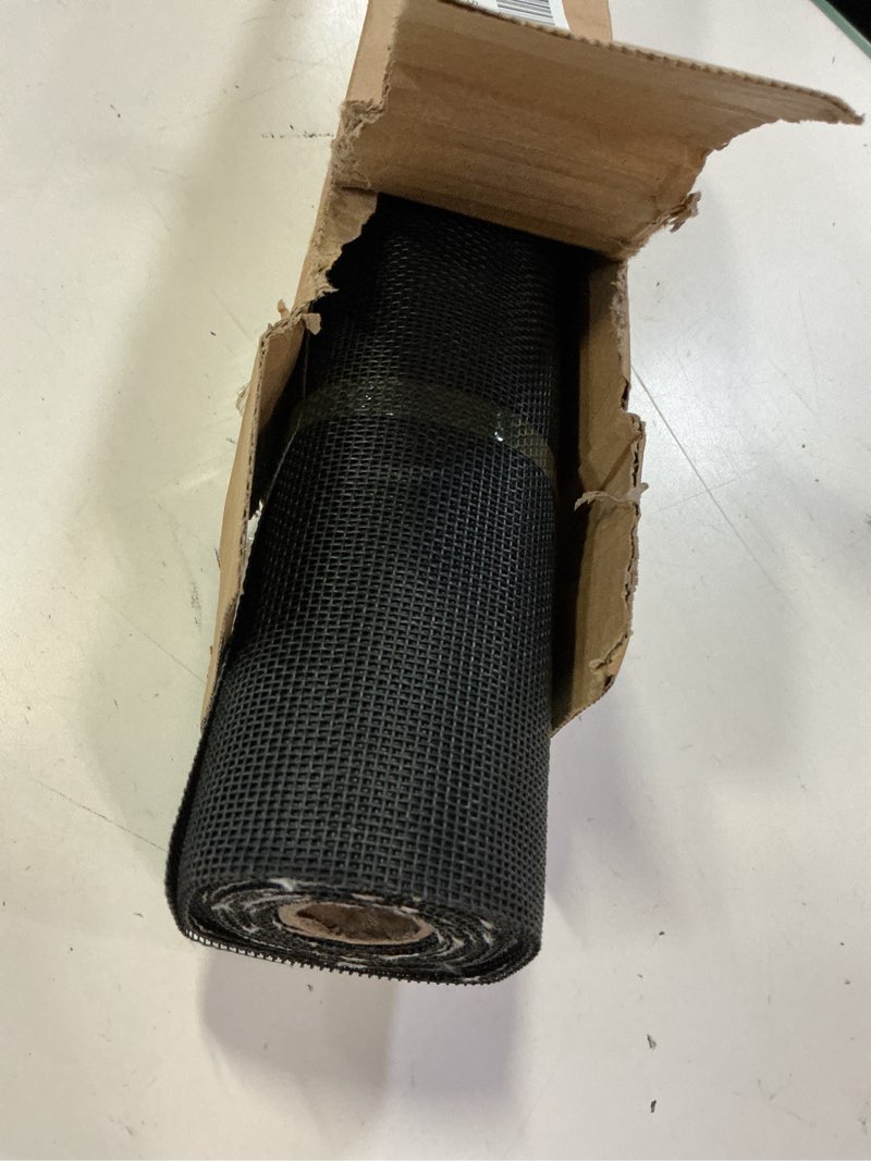 Condition photo showing Good Condition for pet proof window screen roll 36" x 200" thicken charcoal screen mesh durable and scratch-resistant for families with cat or dog (36" x 200")