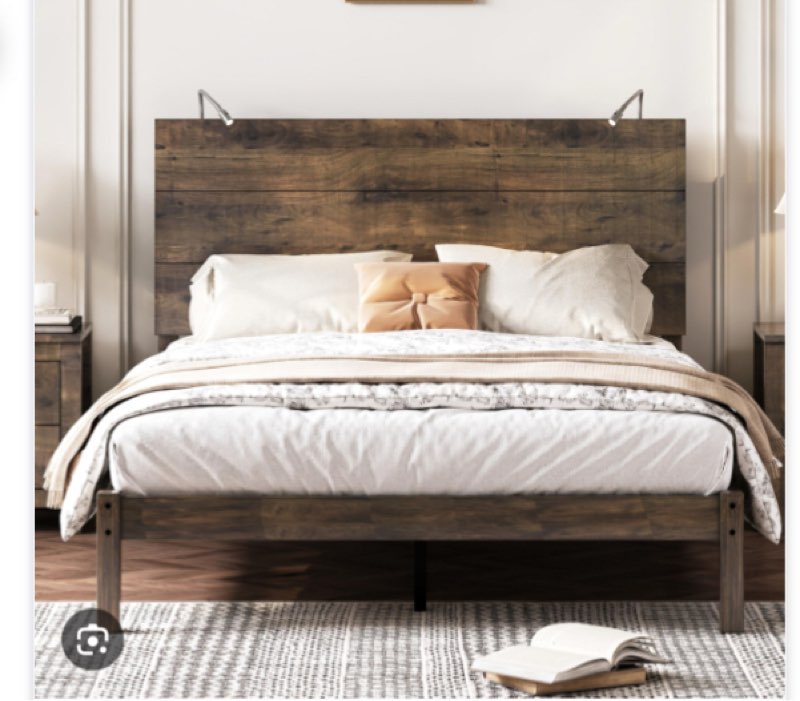Louby 49" Farmhouse Platform Bed