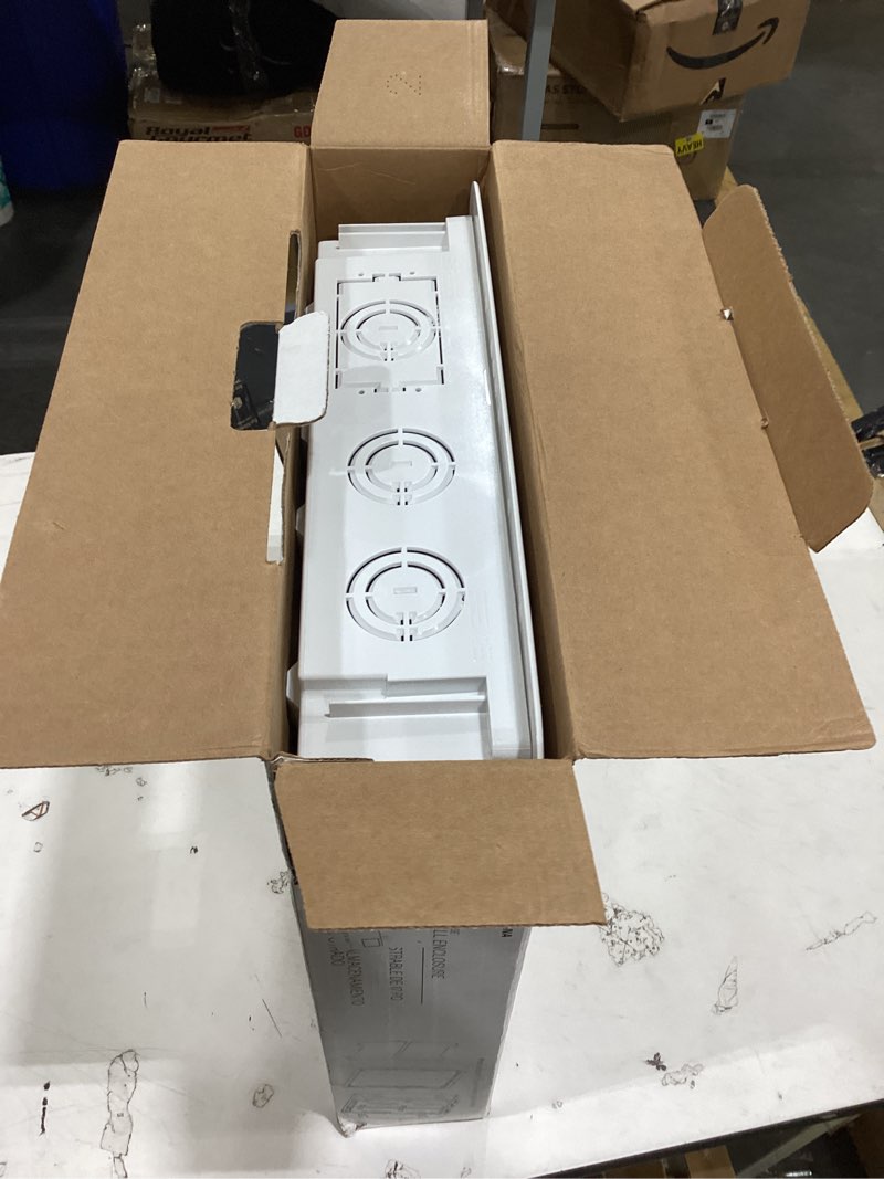 Condition photo showing Good Condition for legrand - onq cable management, in-wall media box, dual purpose structured wiring enclosure, tv home theater recessed storage box, 17 inch, white, enp1700na