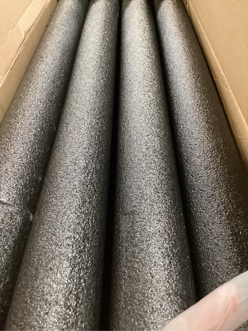 Condition photo showing New/Like New for leyndo 12 pcs 2" x 25.4" closed cell backer rod foam tube seal total 25.4ft waterproof, corrosion resistant caulk saver for concrete crack filling, expansion joints, bridges, tunnels, driveways(black)