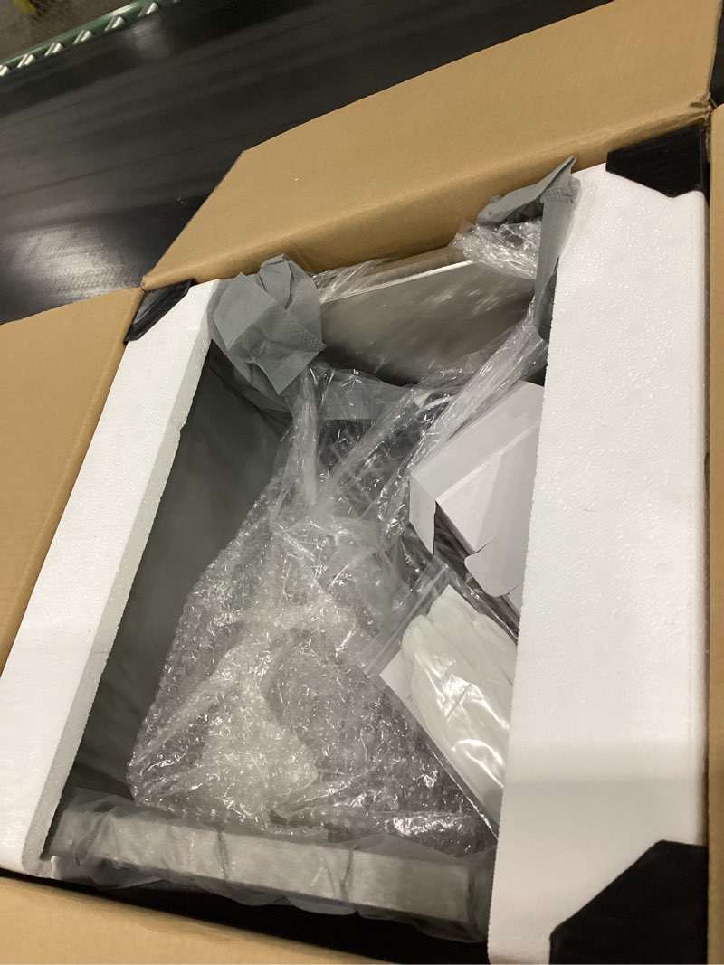 18x18 Inch Undermount Kitchen Sink Brushed, 18 Gauge 304 Stainless Steel Single Bowl with Bottom Grid & Roll-Up Drying Rack, 9" Deep Handmade Sink D18"xW18"xH9"