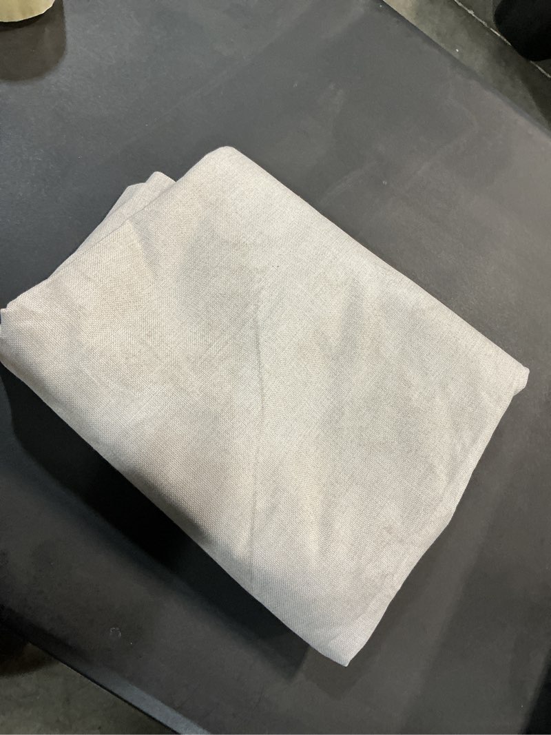 Condition photo showing Good Condition for inovaday total blackout curtains for bedroom, black out curtains 84 inch long, clip rings linen blackout drapes, thermal insulated room darkening for living room, 2 panels - beige,w50xl84 beige 50"w x 84"l (pack of 2)