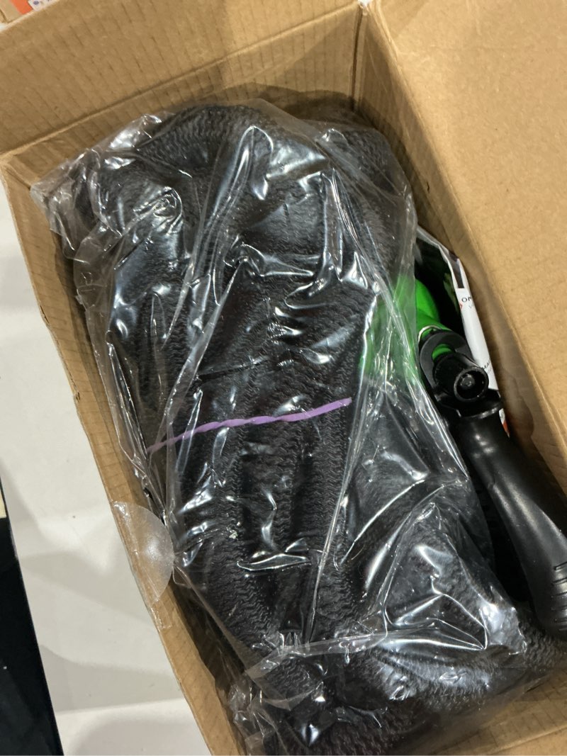 Condition photo showing Good Condition for flexi hose expandable garden hose with 8 function nozzle, 50ft - lightweight retractable garden hose, water hose - no-kink flexibility, 3/4 inch solid brass fittings and double latex core 50ft black