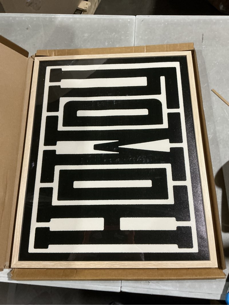 Condition photo showing Good Condition for qiyffbn framed funky western wall decor black and white howdy wall art big texas modern canvas picture southwestern country ranch sign print trendy cowgirl cowboy farmhouse art(24x36in framed)