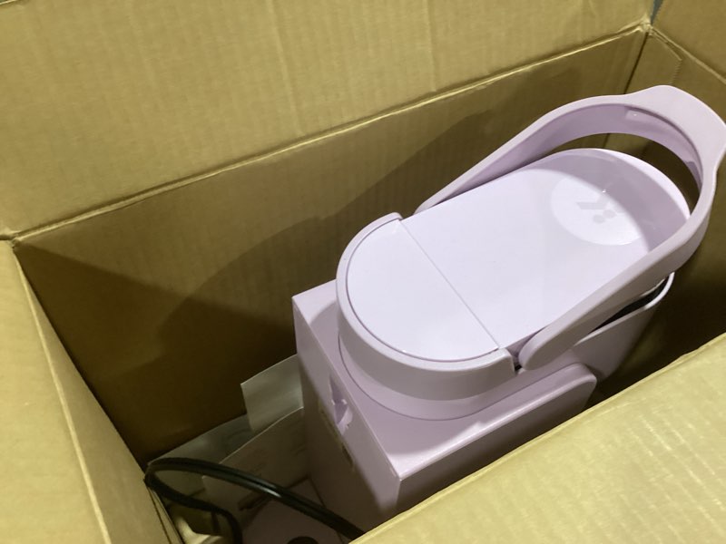 Condition photo showing As Is for Keurig K-Express Single Serve K-Cup Pod Coffee Maker, 3 Brew Sizes, Strong Button Feature, 42oz Removable Reservoir, purple 